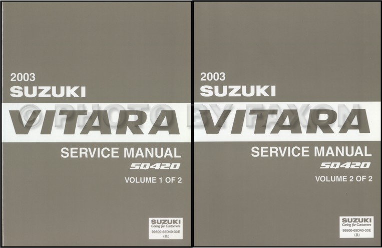 Suzuki Vitara Service Manual