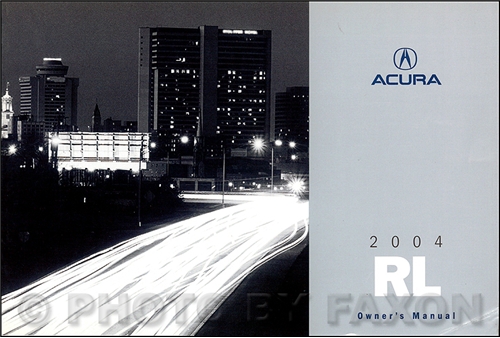 2008 Acura RL Owner's Manual Original Acura