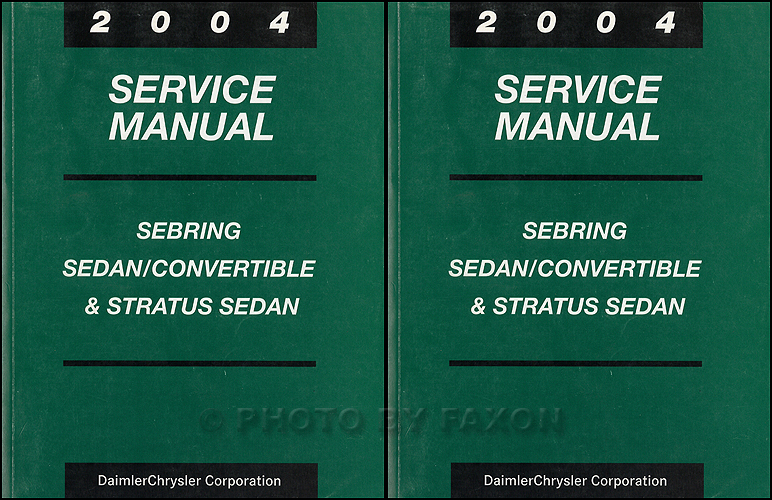 2004 Chrysler sebring repair manual pdf #3