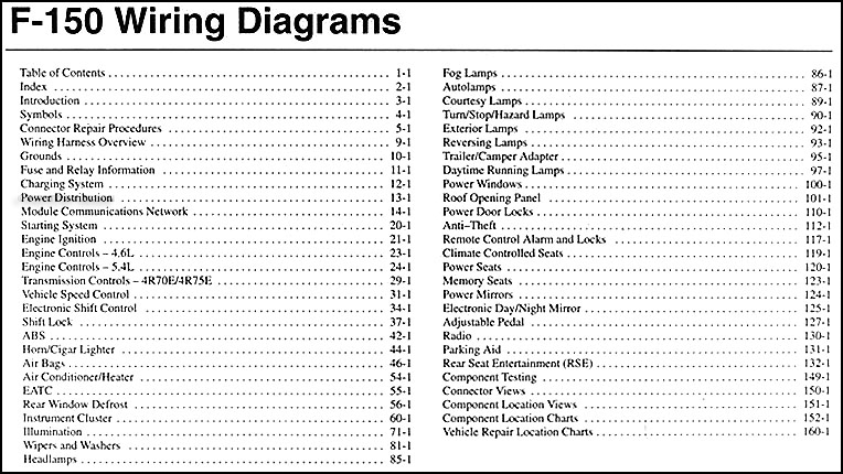 2004 Ford F-150 Wiring Diagram Manual Original