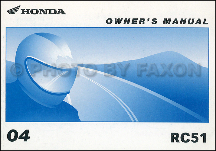 2005 Honda rc51 owners manual #7