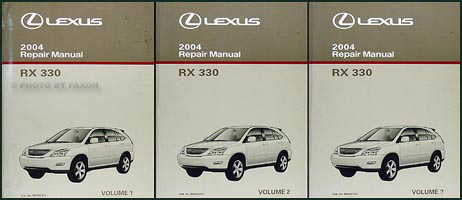 Lexus RX330 Owners Manual eBay