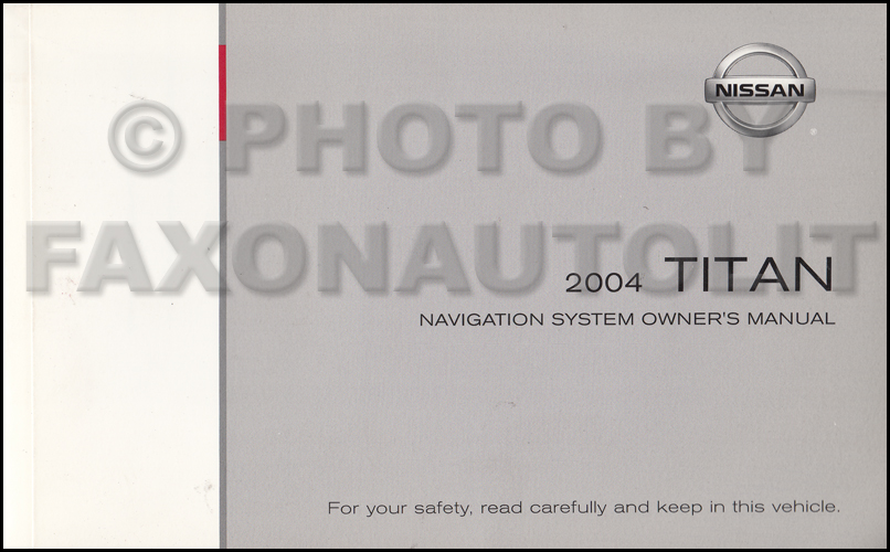 2004 Nissan titan user manual #4