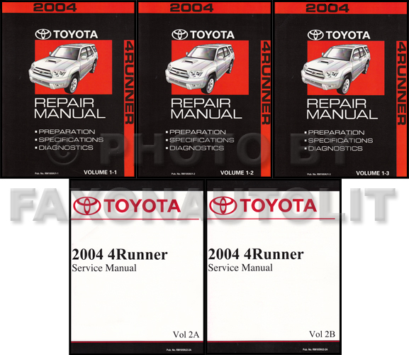 2004 toyota 4runner service manual #2