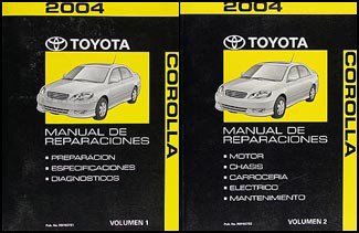 2004 toyota corolla repair shop manual #2