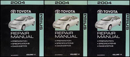 2004-2008 Toyota Prius Body Collision Repair Shop Manual Original