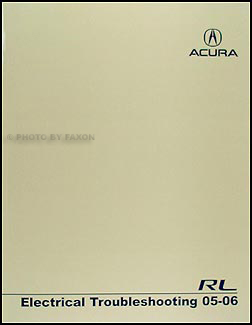 2005 Acura on 2005 2006 Acura Rl Electrical Troubleshooting Manual Original