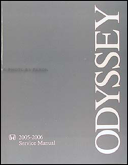 Shop manual 2005 honda odyssey #3