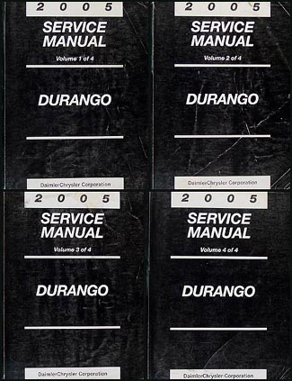 2005 Dodge Durango Wiring Diagram Manual Original