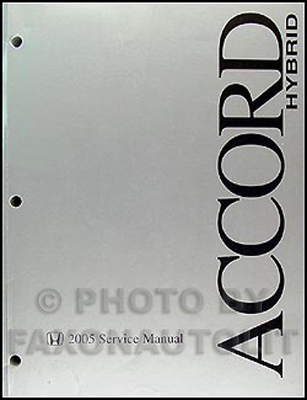 2005 Honda accord factory service manual #5