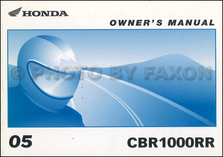 2006 Honda cbr1000rr owners manual #7