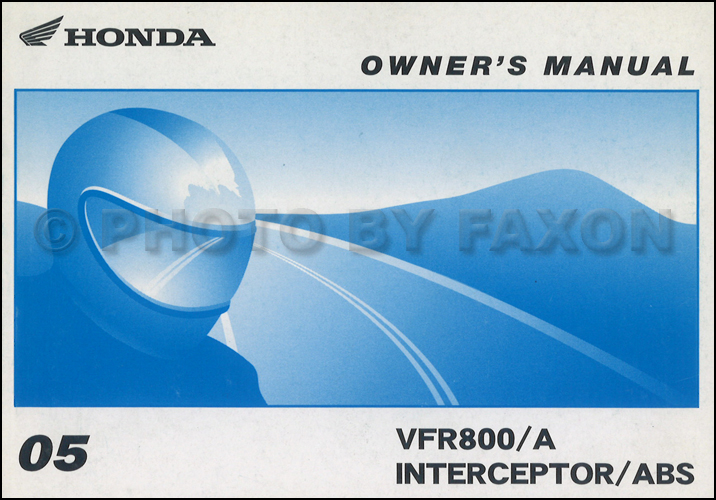 2006 Honda interceptor owners manual #2