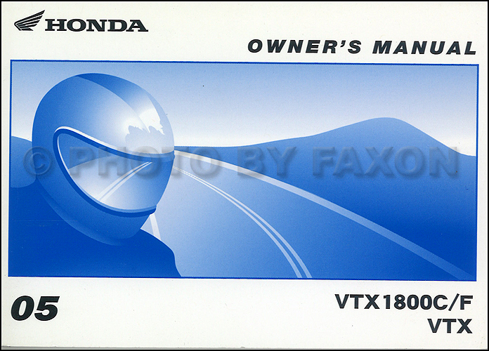 2005 Honda vtx 1800 owners manual