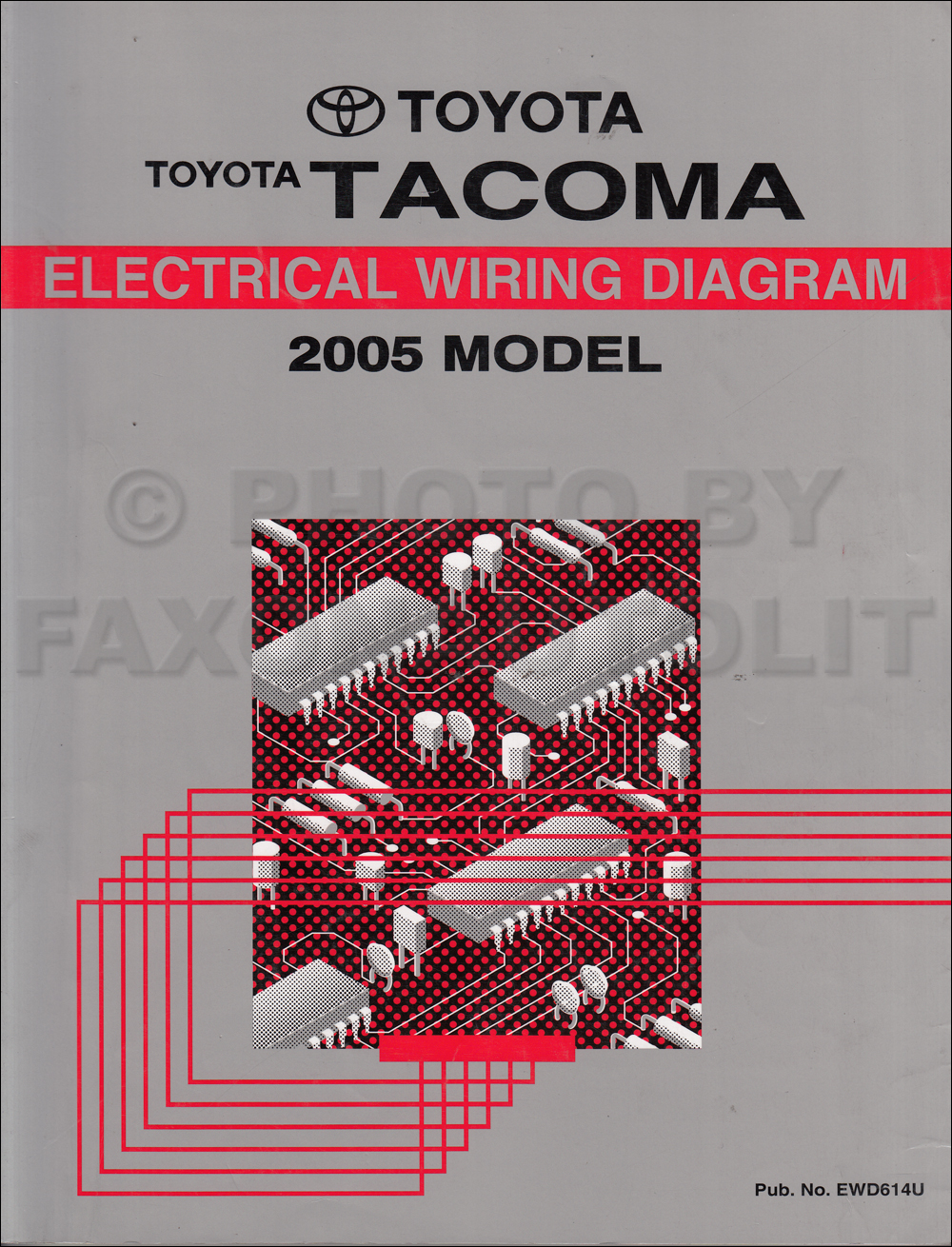 2005 Toyota Tacoma Pickup Wiring Diagram Manual Original