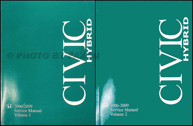 04 Honda civic hybrid owners manual