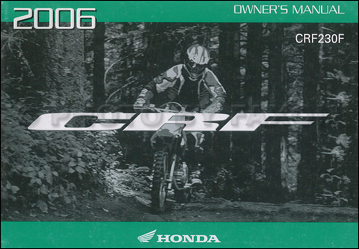 2006 Honda dirt bike manual #2