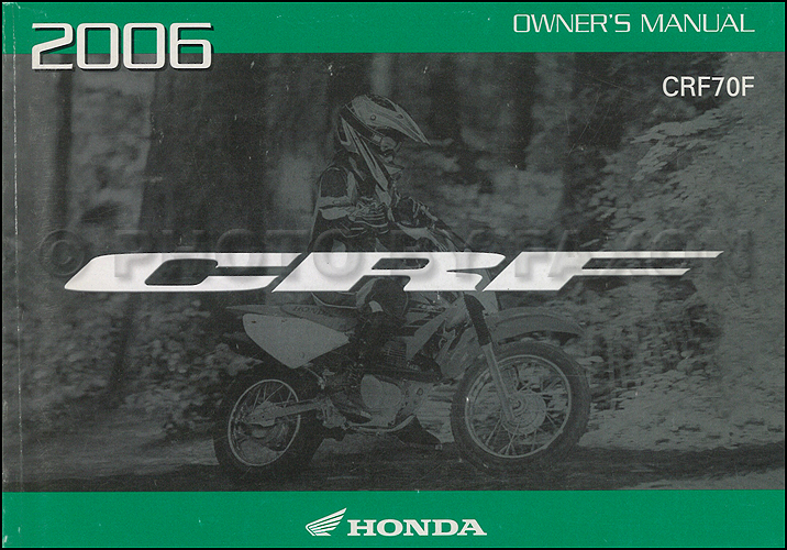 2006 Honda dirt bike manual #6