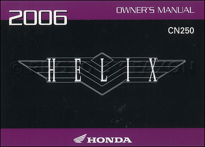 2006 Honda helix review