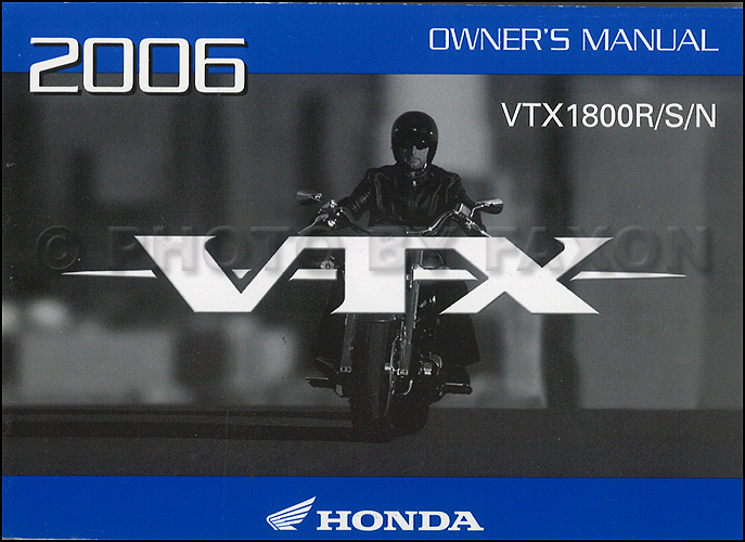 2006 Honda vtx 1800 owners manual
