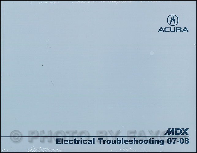 Acura Electrical Troubleshooting Manual 2001, Mdx Honda