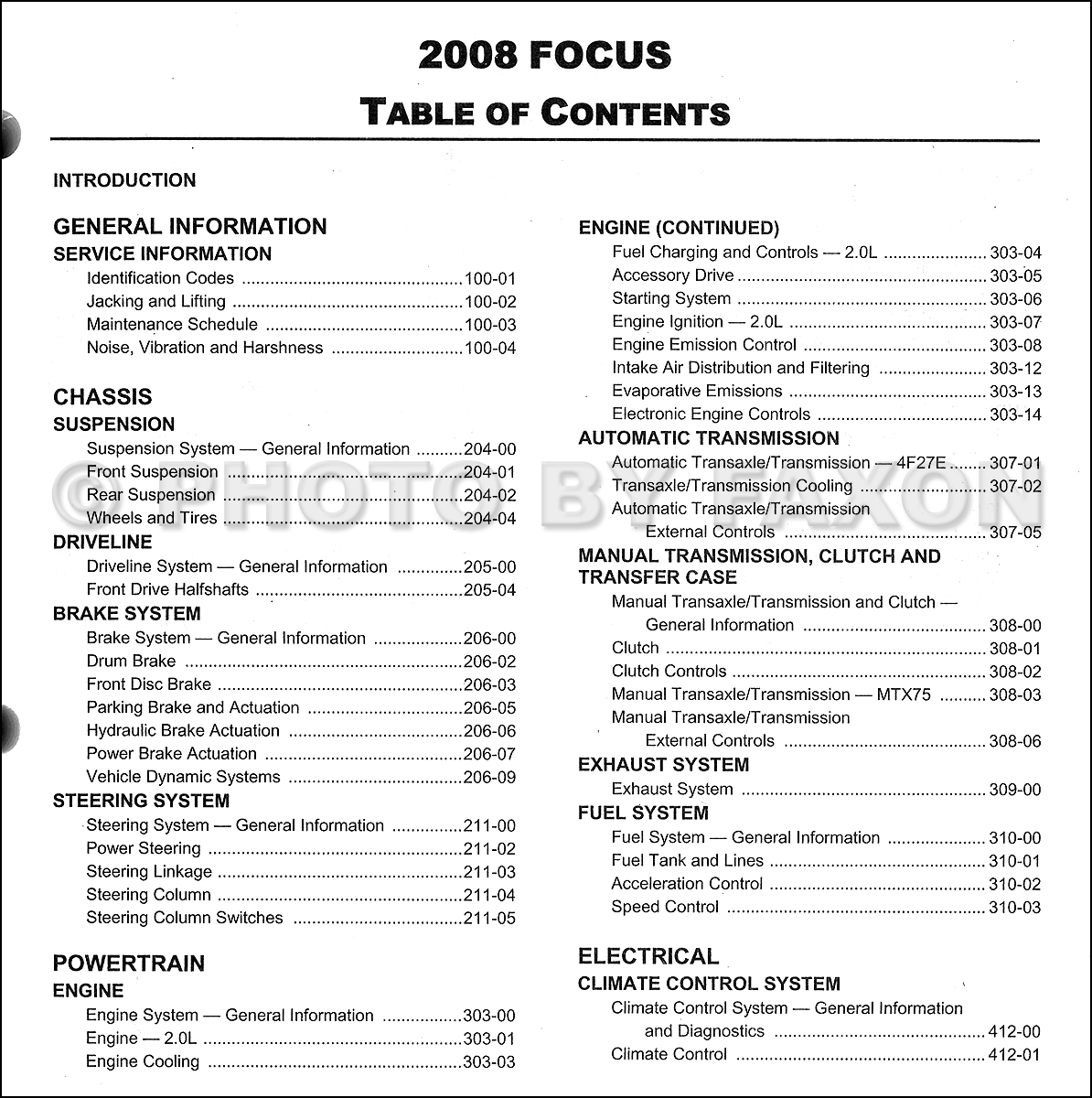 ford focus repair manual pdf free