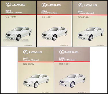 2008 Lexus GS 450H Wiring Diagram Manual Original