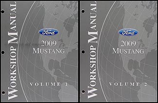 2009 Ford Mustang Wiring Diagram Manual Original