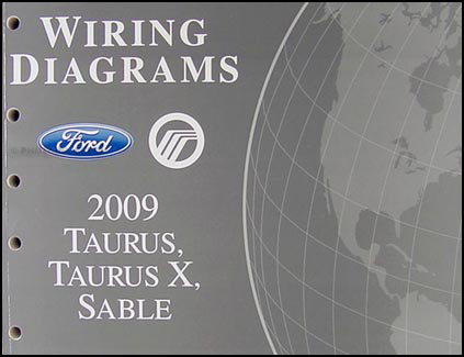 2009 Ford Taurus Taurus X Sable Wiring Diagrams Manual Original