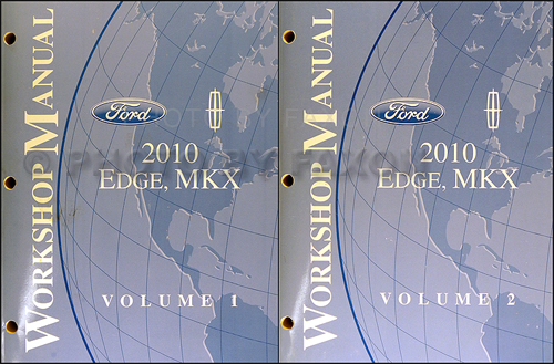 2010 Ford Edge Lincoln Mkx Repair Shop Manual Original 2