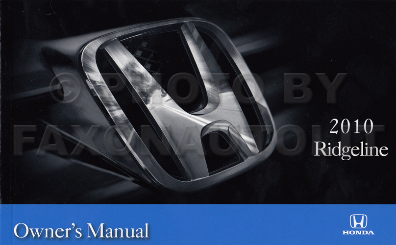 2010 Honda ridgeline service manual #5