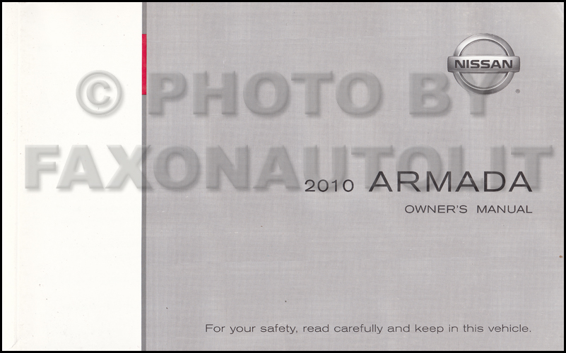 2010 Nissan armada owners manual #1