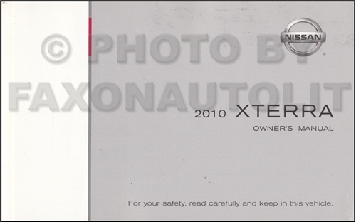 2010 Nissan xterra owners manual #3