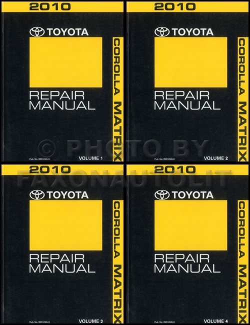 2010 toyota matrix repair manual #5