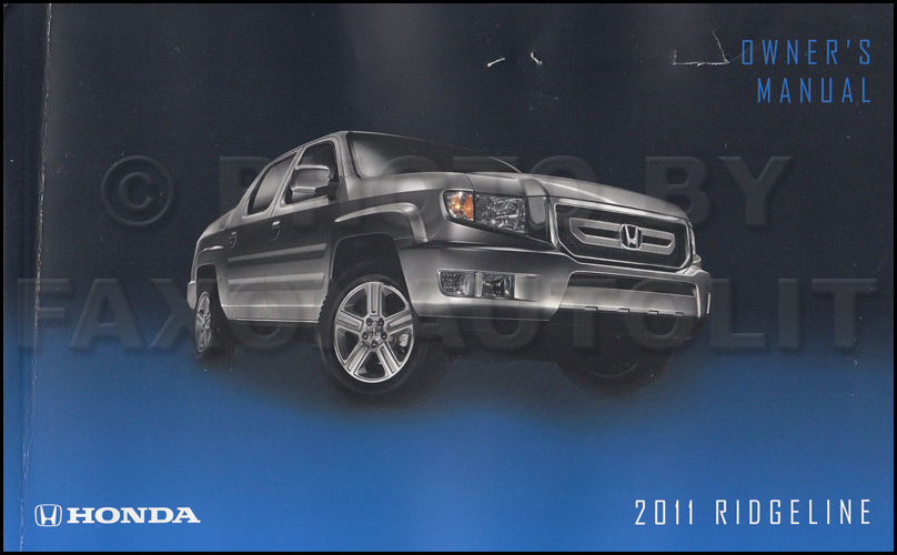 2011 Honda ridgeline owners manual #6