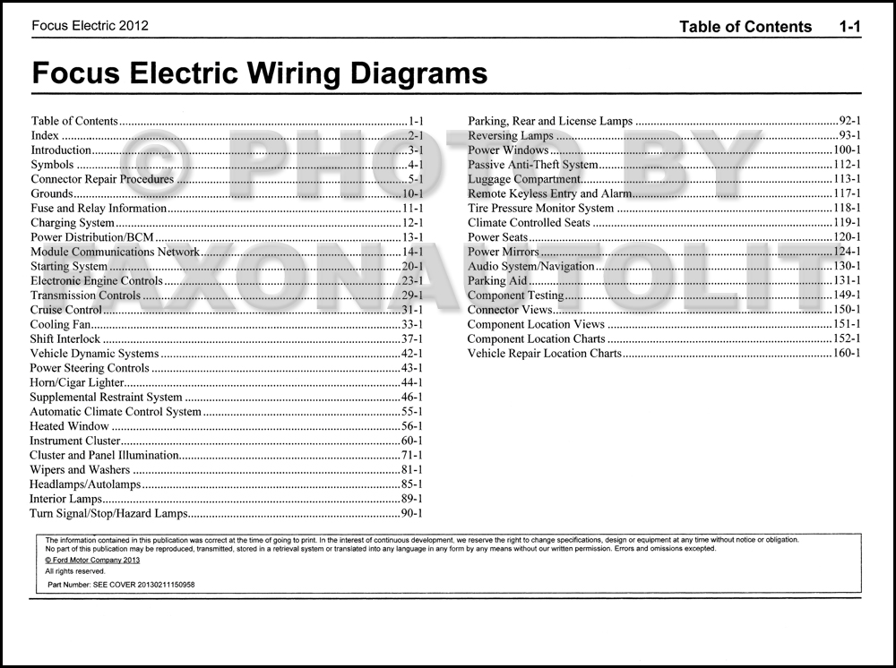 2012 ford focus radio wiring diagram