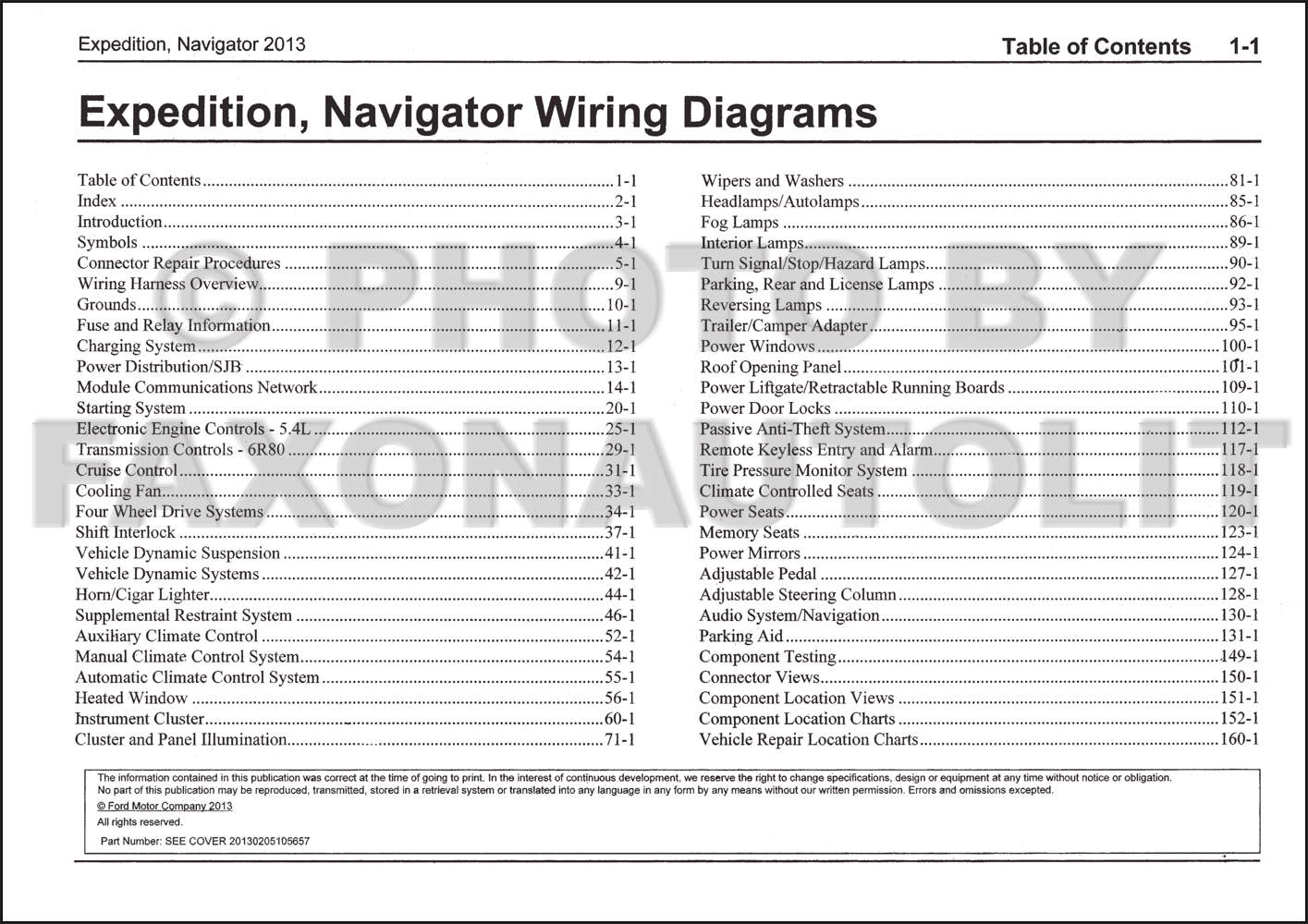 2013 Ford Expedition Lincoln Navigator Wiring Diagram