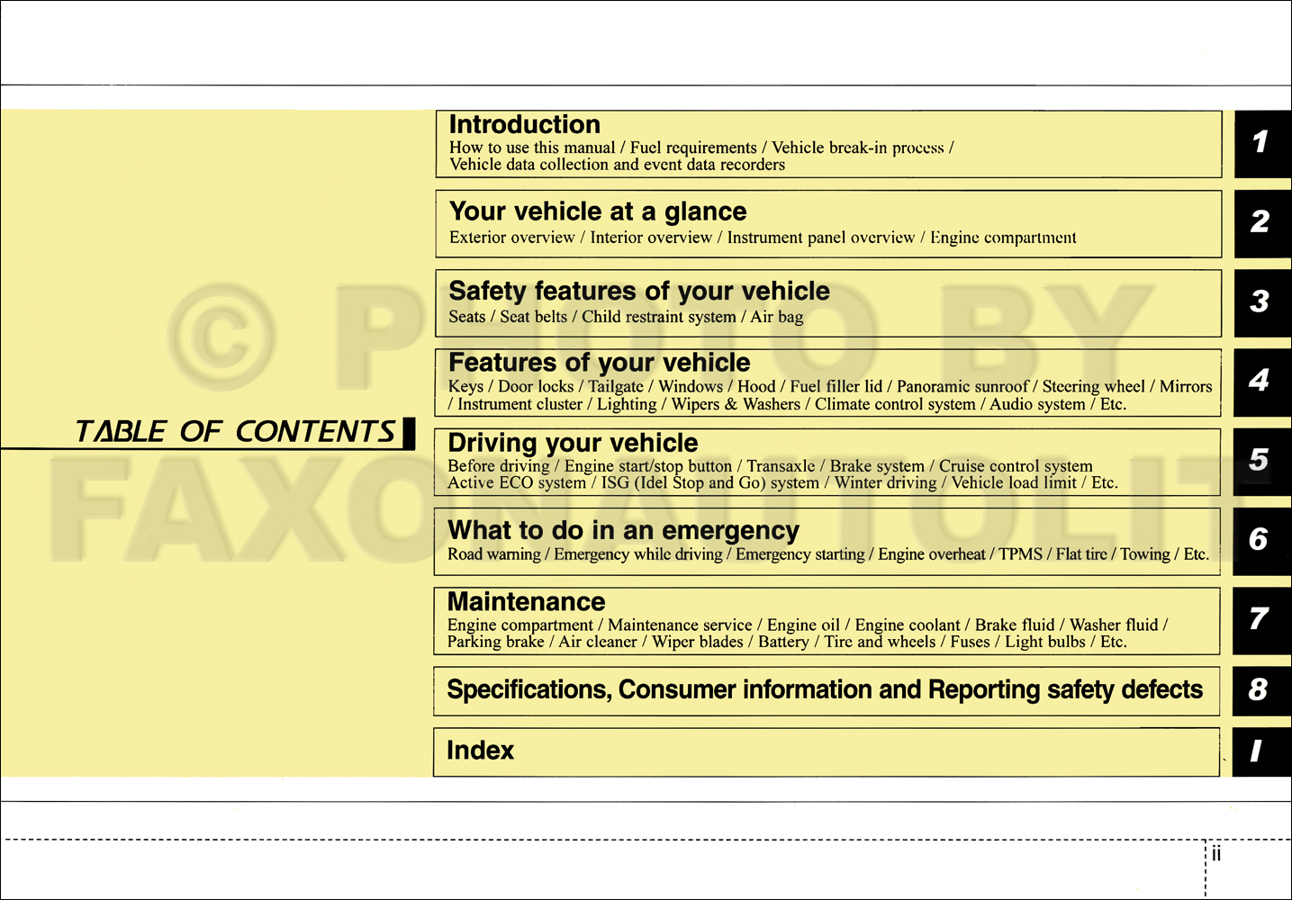 2014 Kia Soul Owners Manual Original