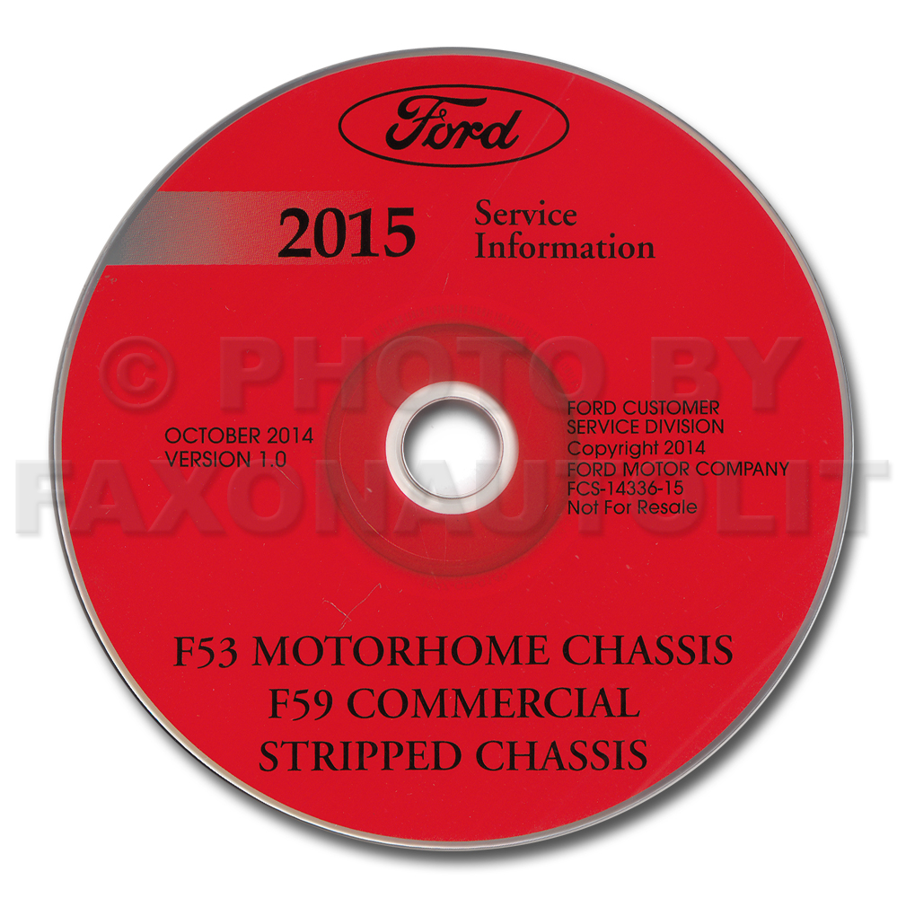 2015 Ford F53 Motorhome Repair Shop Manual On Cd