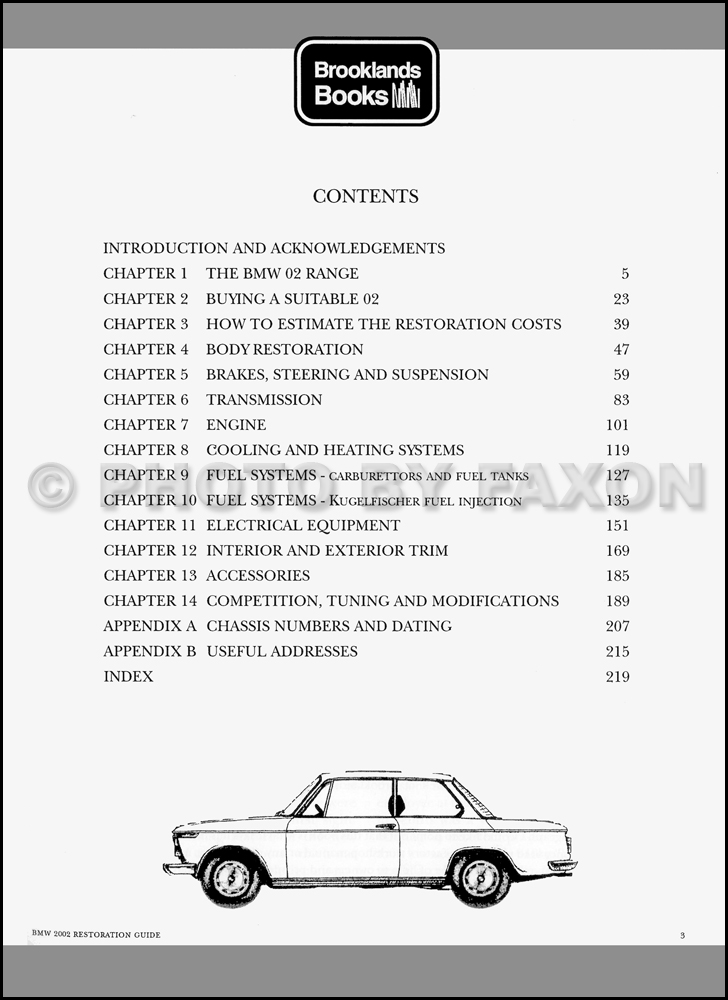 Bmw 2002 restoration guide