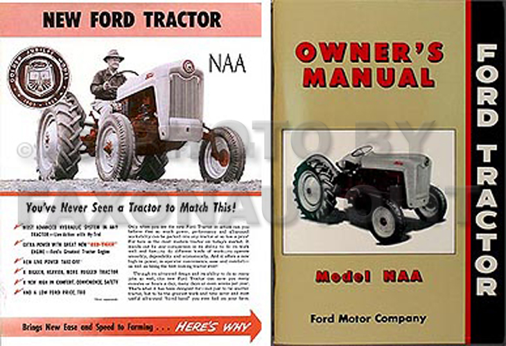 1954 Ford tractor owners manual
