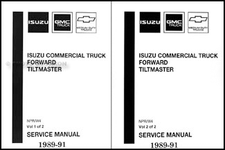 1989-1991 npr & w4 truck repair shop manual 1989-1991 npr & w4 truck repair shop manual, Wiring diagram