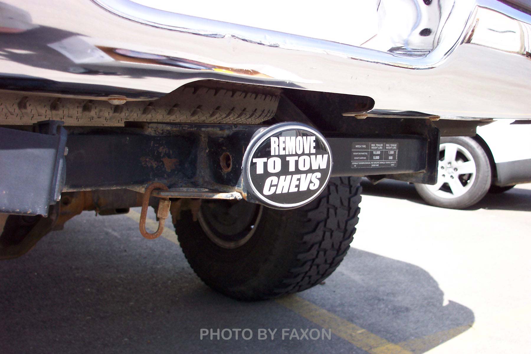 Remove to Tow Chevs Trailer Hitch Cover Chevy eBay