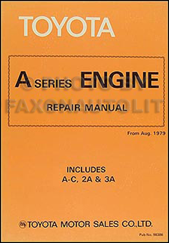 Toyota 1a C Engine Emission Control 1980 Service Manual