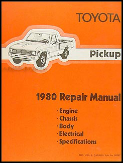 1980 toyota pickup factory service manual #6