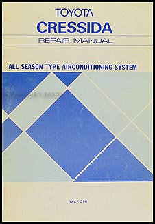1981-1982 Toyota Cressida Chassis & Body Repair Shop Manual Original No
