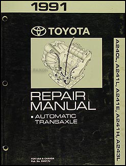1991 toyota corolla automatic transmission #7