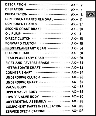 1993 Toyota Celica ST Automatic Transmission Repair Shop Manual Original